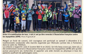 Article  Téléthon  Progrès Lyon