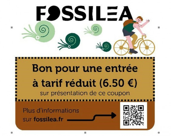 Bon de réduction musée "FOSSILEA"
