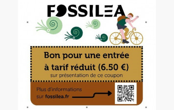 Bon de réduction musée "FOSSILEA"