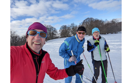 Une journée de ski sur le plateau du Retord